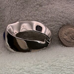 Vintage Panetta Silver toned Brooch